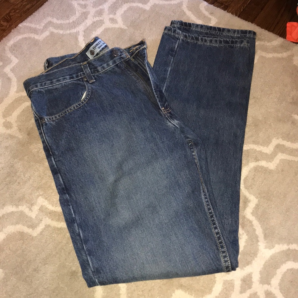 Men’s Harley Davidson jeans.